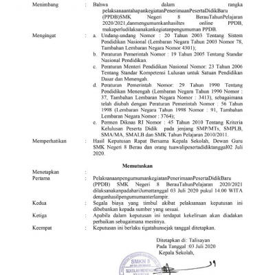 Hasil Seleksi PPDB